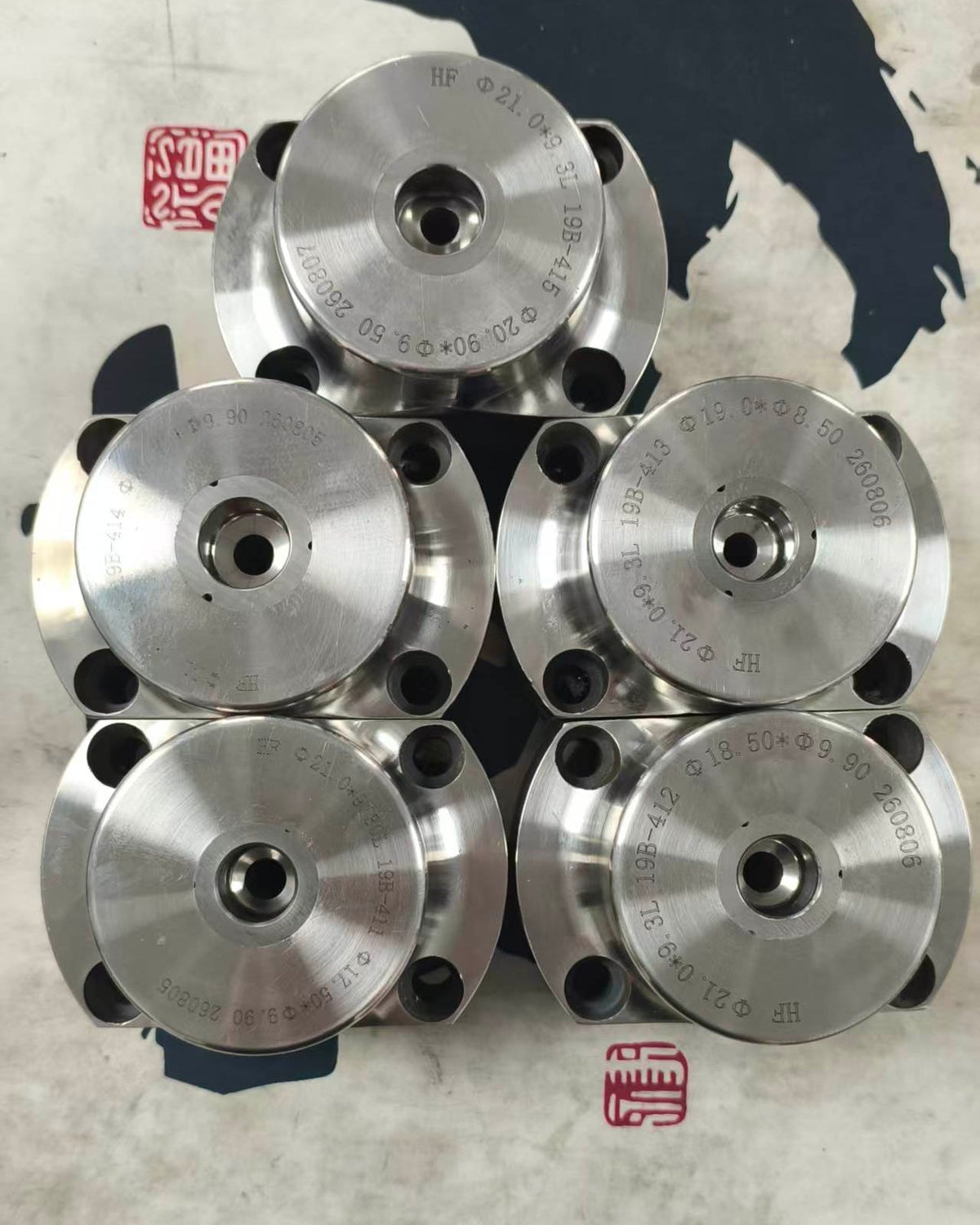 Half-Moon Counter-Sunk Nut Die | Cold Heading Mold for Countersunk Nut Forming - HengfaMold